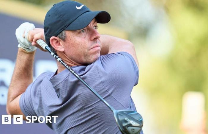 Rennen nach Dubai: Rory McIlroy liegt bei der DP World Tour Championship einen Schlag vor Spitzenreiter Antoine Rozner