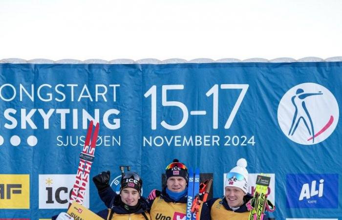 Biathlon | Norwegisches Eröffnungsrennen in Sjusjøen: Eric Perrot Vierter im Sprint, gewonnen von Vetle Sjaastad Christiansen, Fabien Claude Fünfter | Nordic Mag | Nr. 1 Biathlon