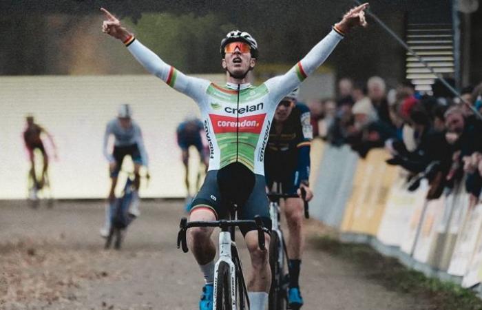 Cyclocross. Radfahren. Superprestige – Laurens Sweeck gewinnt ein Wettkampfrennen in Marksplas