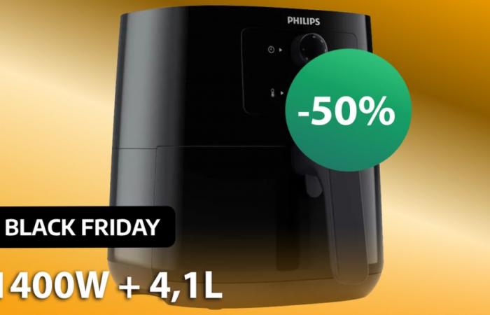 Black Friday Heißluftfritteuse: Diese Philips Airfryer gibt es zum halben Preis und ist perfekt für die Zubereitung von Pommes Frites für Ihre Familie!