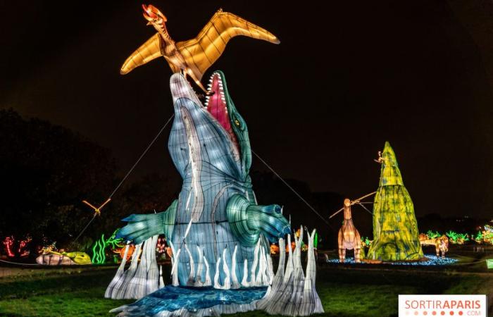 Jura im Prozess der Erleuchtung: das Lichterfest 2024-2025 im Jardin des Plantes – Fotos