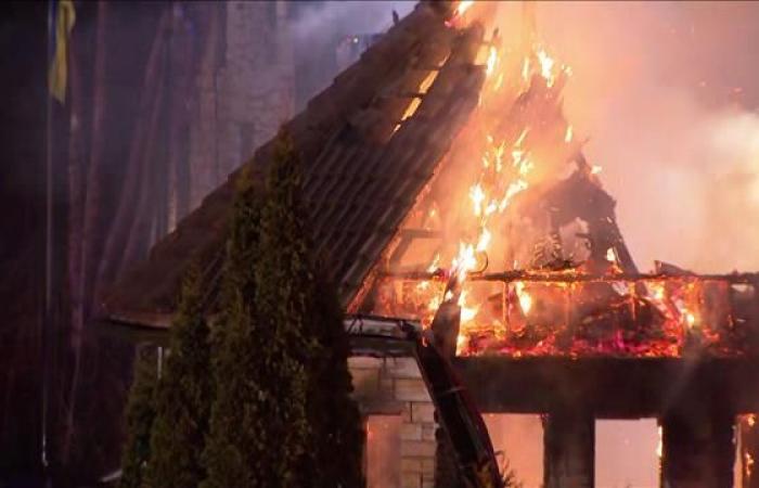 Großbrand im Lac Carling Hotel in Grenville-sur-la-Rouge