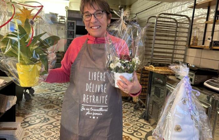 Nach 42 Dienstjahren in der Bäckerei geht Laonnaise Christiane Lebeau in den Ruhestand