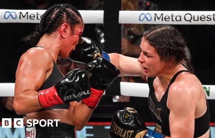 Tyson gegen Paul: Katie Taylor besiegt Amanda Serrano in einem epischen Rückkampf knapp nach Punkten