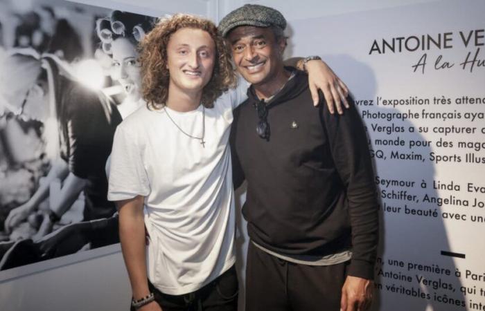 Yannick Noah mit der Familie: Nach der Geburt seines sechsten Kindes verbringt er einen festlichen Moment mit seinen beiden Jungs