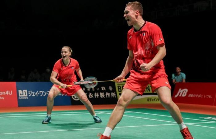 Badminton. Thom Gicquel aus Mulhouse, Goldsucher in Japan