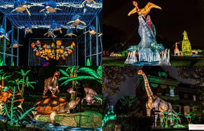 Jura im Prozess der Erleuchtung: das Lichterfest 2024-2025 im Jardin des Plantes – Fotos