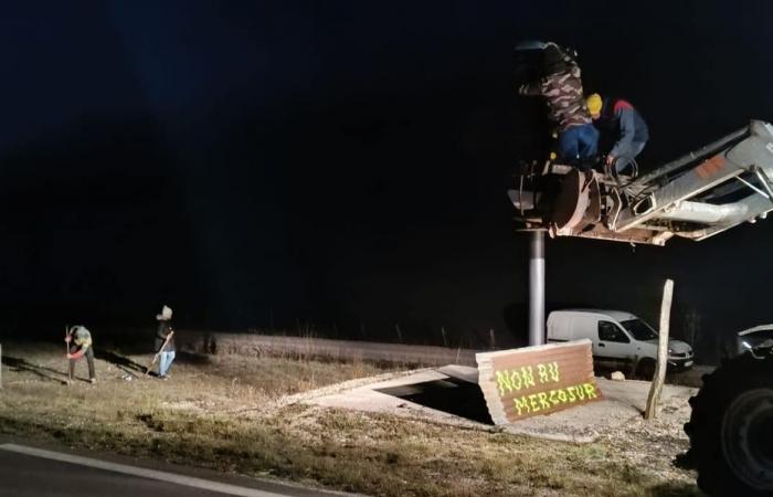 „Wir wollen nicht, dass Fleisch oder Getreide zum halben Preis erhältlich sind“, im Gegensatz zum Mercosur-Vertrag decken die Doubs-Landwirte Dutzende Radargeräte ab