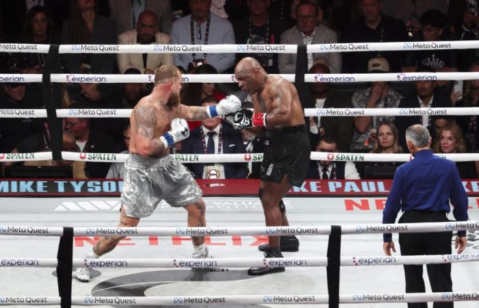 Jake Paul schlägt Mike Tyson in einem Boxkampf, der nicht den Hype traf