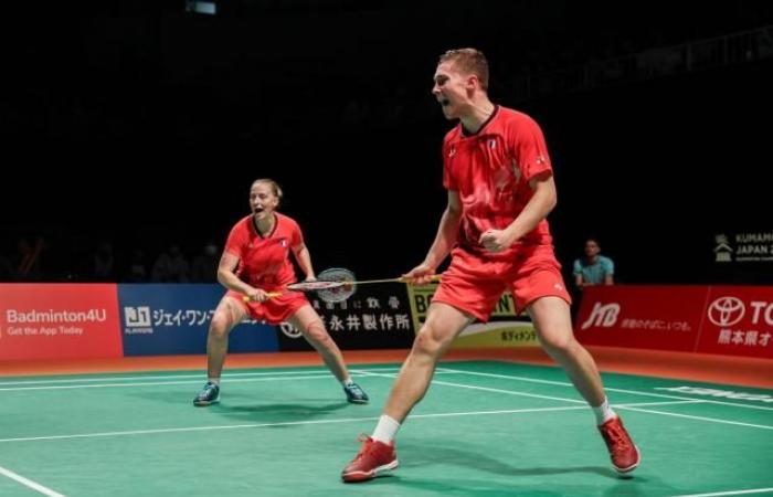 Delphine Delrue und Thom Gicquel im Mixed-Doppel-Finale beim Kumamoto Masters