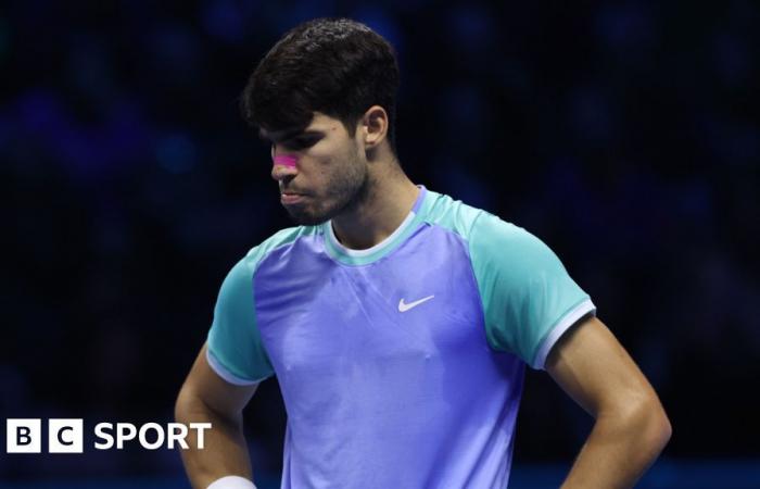 ATP Finals: Carlos Alcaraz scheidet nach der Niederlage gegen Alexander Zverev aus