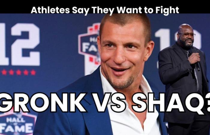 Shaq gegen Gronk? Rob Gronkowski fordert Shaq zum Kampf heraus