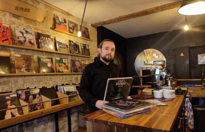 Dieser ehemalige Barkeeper und DJ aus Caen wird zum Plattenladen und verkauft nur noch neue Vinylplatten