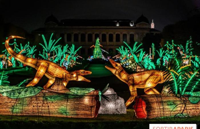 Jura im Prozess der Erleuchtung: das Lichterfest 2024-2025 im Jardin des Plantes – Fotos