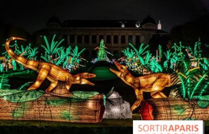 Jura im Prozess der Erleuchtung: das Lichterfest 2024-2025 im Jardin des Plantes – Fotos