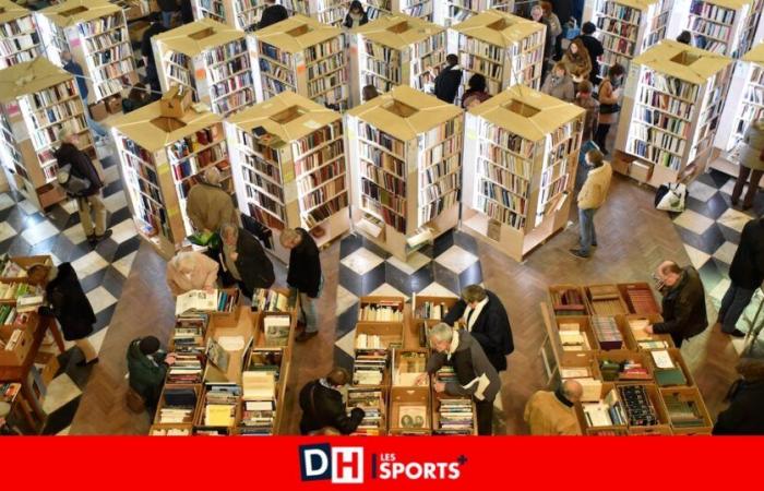 Eine Messe mit mehr als 70.000 gebrauchten Büchern im Prémontrés-Bereich in Lüttich