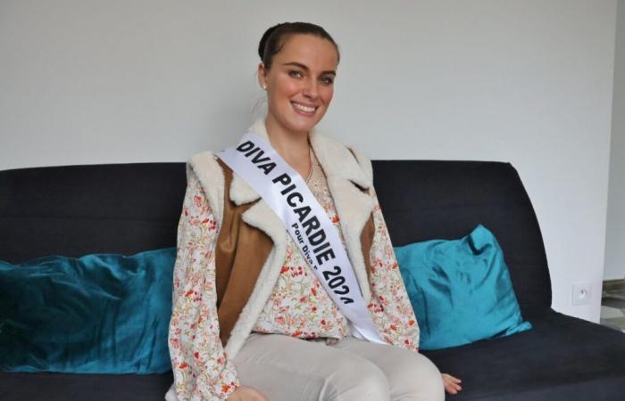 Cassandra Delanchy, Diva Picardie 2024, strebt eine neue nationale Miss-Schärpe an