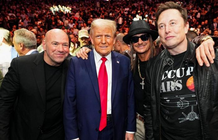 Donald Trump nimmt mit Elon Musk, RFK Jr., an UFC 309 teil und erhält massiven Applaus!