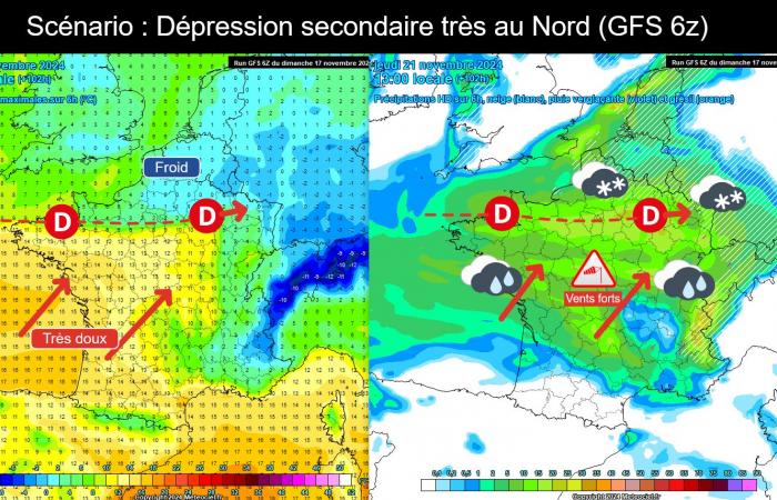 neues Update zum schlechten Wetter in den nächsten Tagen 17.11.2024