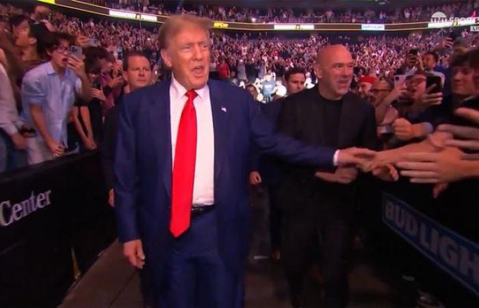 Dana White sagt, dass Donald Trump und Conor McGregor die lautesten Ovationen aller Zeiten erhalten haben