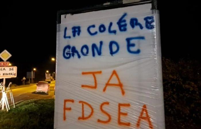 In Mayenne. Landwirte protestieren gegen das Mercosur-Abkommen