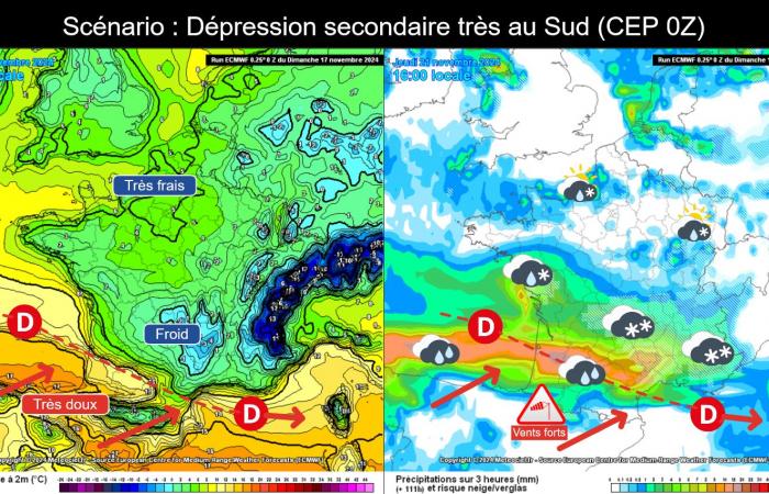 neues Update zum schlechten Wetter in den nächsten Tagen 17.11.2024