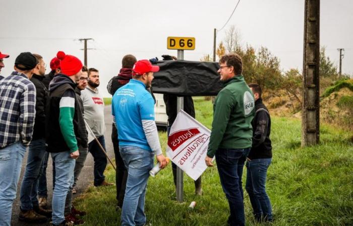 In der Marne wurden die Tafeln vor Beginn der Mobilisierung an diesem Montag abgedeckt