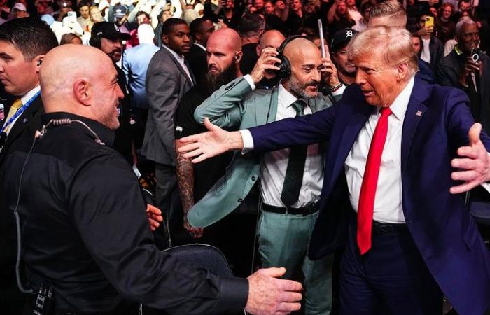 Donald Trump nimmt mit Elon Musk, RFK Jr., an UFC 309 teil und erhält massiven Applaus!