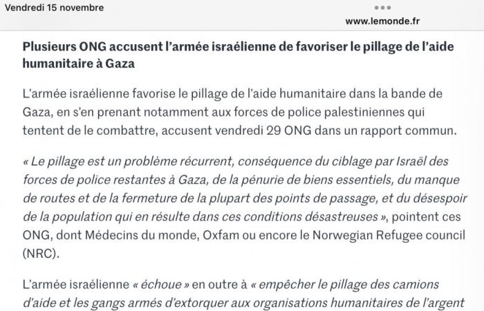 Europa mobilisiert für die Ukraine, aber niemand, der Netanyahus Massaker im Nahen Osten stoppt? – Guillaume Ancel – Nicht ertragen