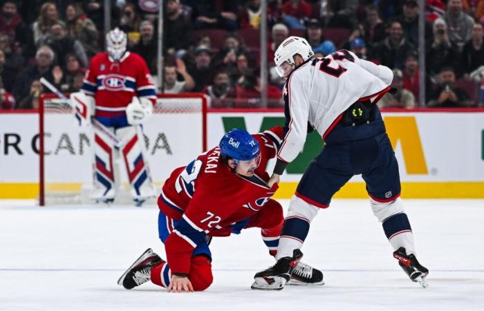 Rick Nash legte für Mathieu Olivier seine Faust auf den Tisch