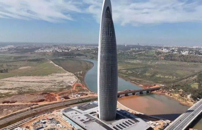 Die Bauarbeiten am Mohammed VI-Turm in Salé gehen in die Endphase