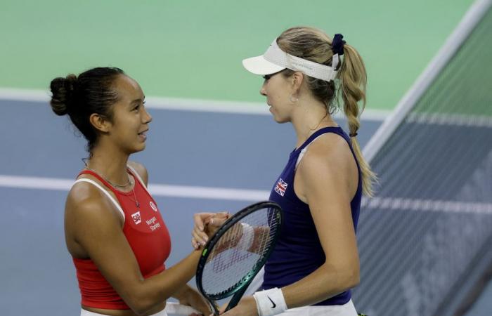 Billie-Jean-King-Pokal | Fernandez und Marino verlieren, die Briten besiegen Kanada mit 2:0