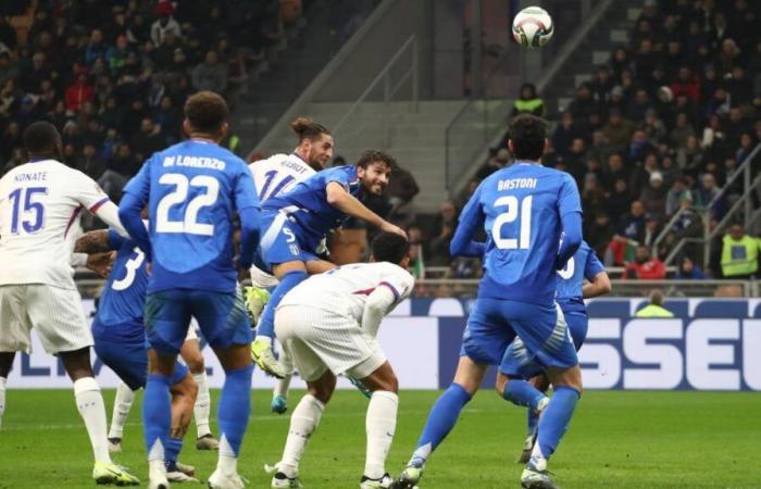 Italien-Frankreich 1:3 in der Nations League: Tore Rabiot (Doppel), Vicario (Eigentor), Cambiaso