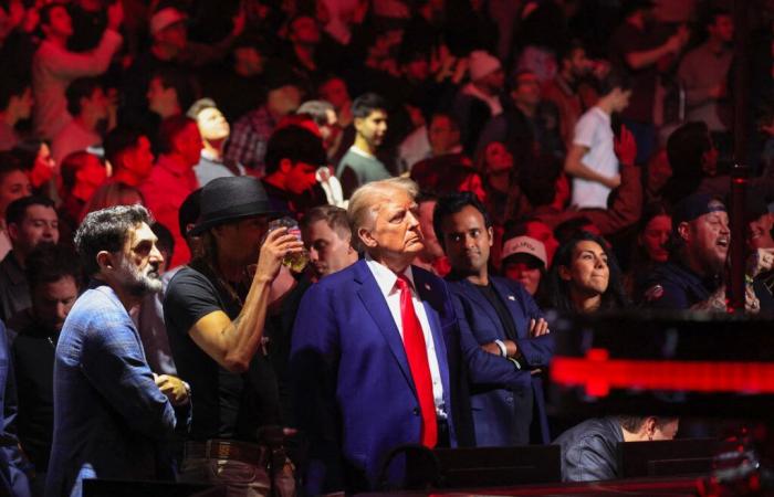 Donald Trump paradiert bei UFC und nimmt an der King-Jones-Demonstration teil