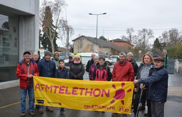 Moissac. Telethon-Wanderung in La Mégère am Samstag