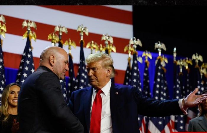 Dana White sagt, dass Donald Trump und Conor McGregor die lautesten Ovationen aller Zeiten erhalten haben