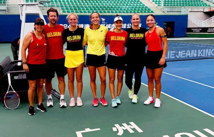 Das junge Tennisduo Costoulas-Vandewinkel kommt gegen China einfach nicht durch, Belgien steigt aus der Weltgruppe ab