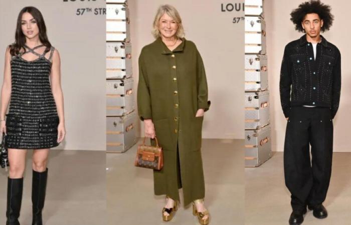 Martha Stewart, Ana de Armas, Julez Smith und weitere Stars nehmen an der Eröffnung des Louis Vuitton 57th Street NYC Store teil