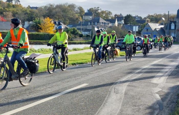 In Côtes-d’Armor mobilisierten 280 Radfahrer gegen das Departement