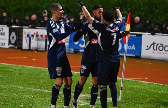 Girondisten. Die 3 Spieler, die im Coupe de France gegen Bressuire Punkte erzielt haben