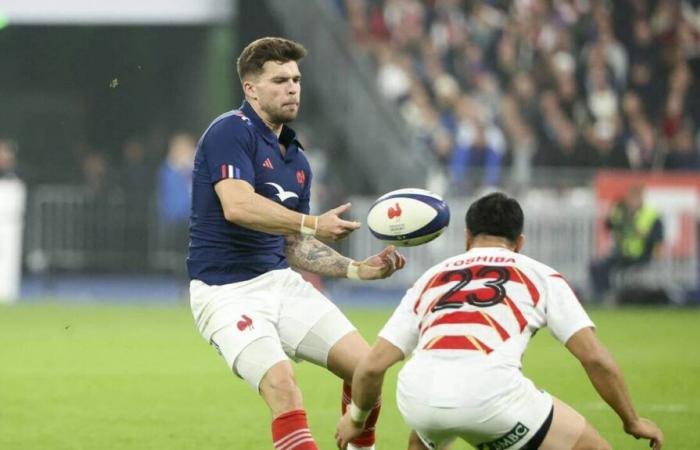 XV von Frankreich. Matthieu Jalibert war noch nicht einmal in der 42er Runde, um sich auf das Testspiel gegen Argentinien vorzubereiten