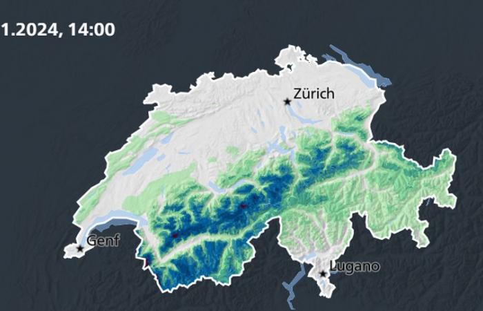 Der Schnee erreicht diese Woche das Schweizer Flachland