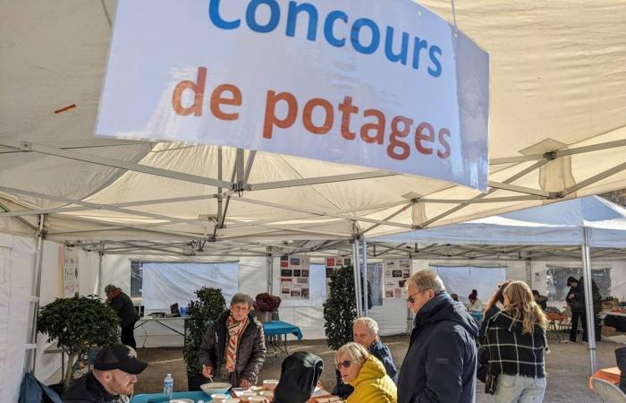 Großer Erfolg für die Potage des Chefs in Puy-en-Velay mit tausend verkauften Litern