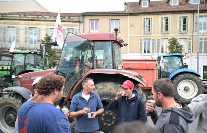 Wut der Landwirte: „Wir werden die notwendigen Mittel einsetzen, schade um die Folgen“, Dutzende Traktoren erreichten die Präfektur Gers