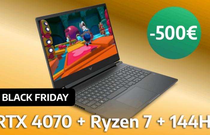 Black Friday: Spielen Sie, ohne Ihr Budget zu sprengen, mit diesem HP Victus 16 Gaming-Laptop und seiner RTX 4070 im Angebot für 500 €