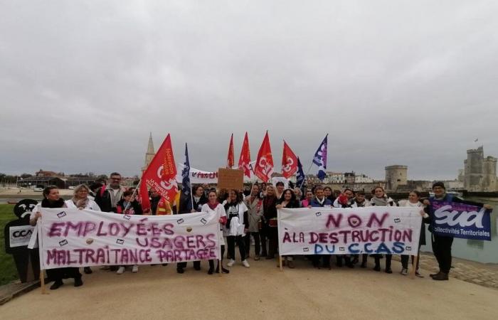 eine Streikbewegung, um „den Tod des CCAS“ zu verhindern