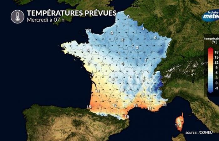 Temperatursturz: Plötzlicher Wintereinbruch am Mittwoch