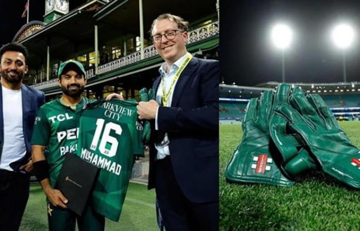 Mohammad Rizwan spendet Handschuhe und Hemd an das Sydney Cricket Ground Museum – Cricket