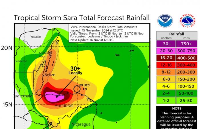 Winteroffensive in Europa, Überschwemmungen in Honduras, aufeinanderfolgende Taifune auf den Philippinen, … Wetternachrichten aus aller Welt 18.11.2024