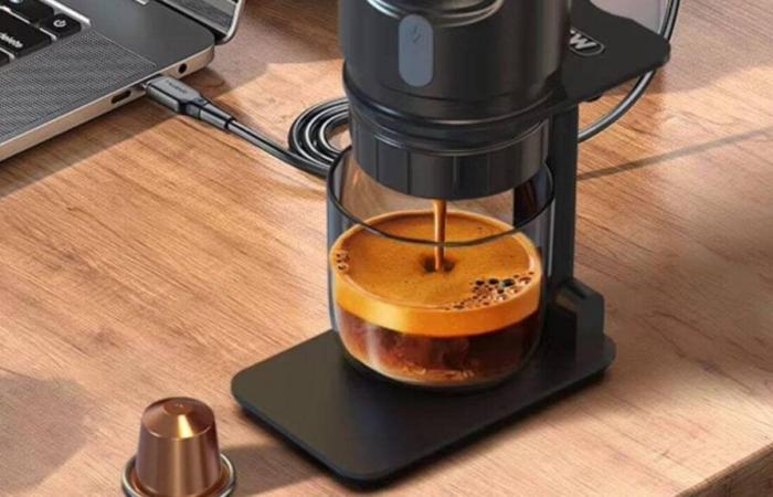 Im Auto, im Büro … Diese tragbare Kaffeemaschine gibt es bis Mitternacht zum Schnäppchenpreis